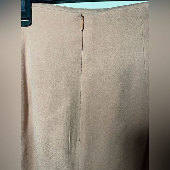 Dana Buchman 100% Silk Pink Pencil Skirt with Pockets, Size 12 - Picture 6 of 6